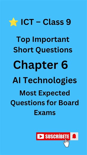 9th ICT Chapter 6 Important Short Questions | Easy Exam Preparation ✨
