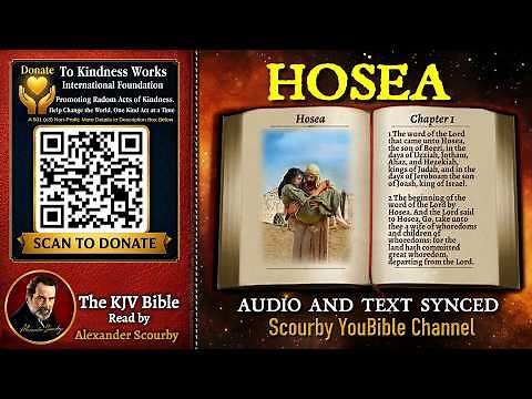 28 | The Book HOSEA (KJV) |Read By Alexander Scourby | AUDIO and TEXT | Synced Together.