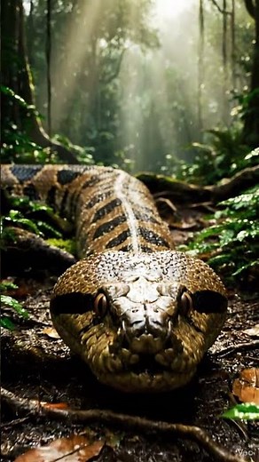 Giant Snake in Misty Bangladesh Jungle | Ultra Realistic Wildlife Cinematic Scene