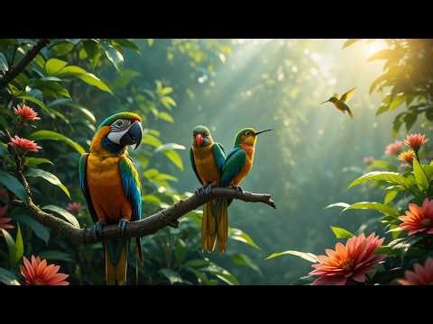 Relaxing Piano Music and Bird Sounds | Relaxing Nature Sounds for Deep Sleep & Stress Relief