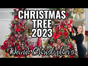 🎄NEW! CHRISTMAS TREE DECORATING 2023 DAVID CHRISTOPHERS "I Love Christmas ep14 Olivias Romantic Home