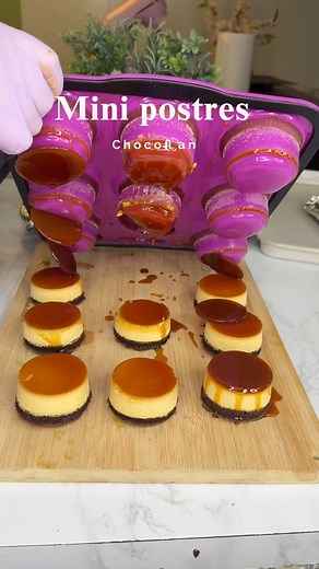 Mini postres 🍮 - - - - - - #MiniPostres #chocoflan #minidesserts #postres #humor #viralreels | Genesis Gutierrez