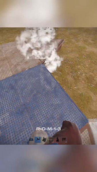 Rust Solo Footprint Building Tutorial on PC Console