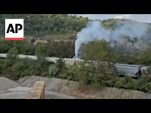 Chemical leak from a railcar in Ohio town prompts evacuation order