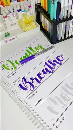 Calligraphy tutorial for beginners to try in steps #lettering #handwriting #calligraphy #art #shorts