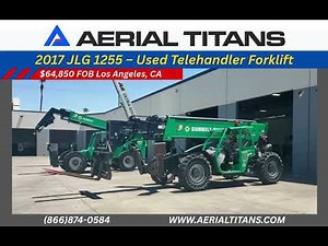 FOR SALE: 2017 JLG 1255 | 12,000 lb Telehandler Forklift