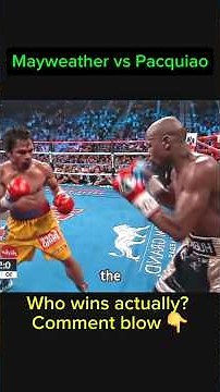 Mayweather vs Pacquiao 🔥 #boxing #shorts #viral