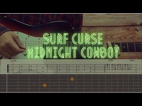 Surf Curse - Midnight Cowboy / Guitar Tutorial / Tabs + Chords + Solo