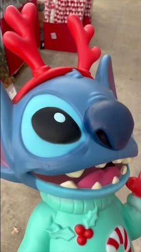 Stitch with Reindeer Antlers - a New Blow Mold at Walmart