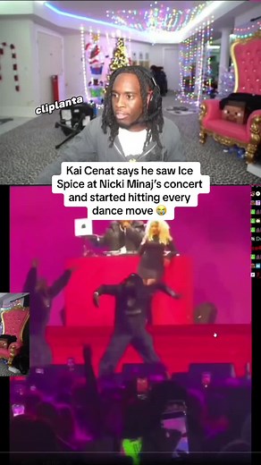 Bro saw ice spice and just started doing anything 😭 #kaicenat #kaicenatclips #fyp #fypツ