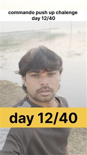 day 12 👉 40 day chalenge commando push up exercises