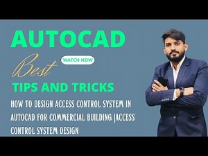 How to Design Access Control System In Autocad For Commercial Building |Access Control System Design