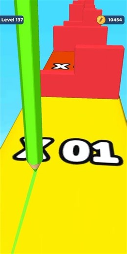 Color Pencil Run Level 137 Gameplay Walkthrough Android #Shorts