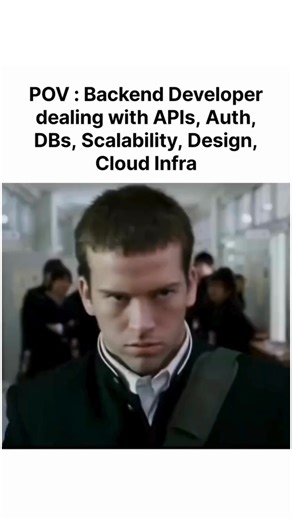 𝐏𝐎𝐕: Backend dev watching frontend blame the API again 😭💀 #Csharpcorner #DevLife #BackendDeveloper #TechHumor #WebDev | C# Corner