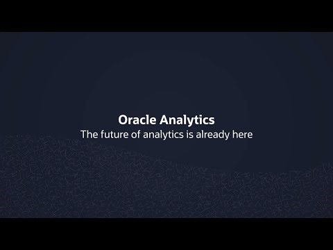 Putting AI into the hands of business users with Oracle Analytics