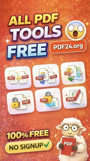ALL PDF TOOLS FREE 😱 | PDF24 Secret Website | Sharp Tech