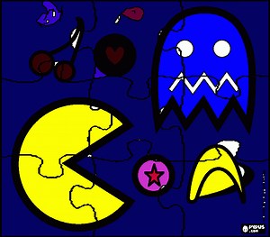 dibujde pacman para colorear, dibujde pacman para imprimir
