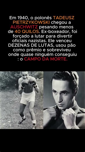 O boxeador que venceu a morte em Auschwitz? #curiosidadesmilitares #guerra #curiosidadeshistoricas