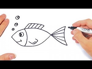How to draw a Fish Step by Step | Fish Drawing Lesson