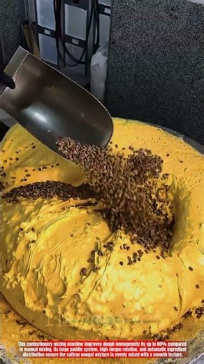 Innovative Confectionery Mixing Machine Technology: Best Saffron Nougat Blending