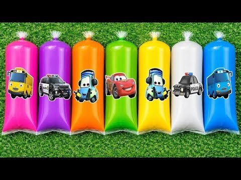 Unboxing Disney Pixar Cars: Lightning McQueen, Mater, Fillmore, Doc Hudson, Cruz Ramirez.
