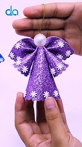 91K views · 1.5K reactions | DIY Beautiful and Easy Christmas Angel Ornaments❄️Christmas Tree Decorations at HomeHoliday Crafts #shorts #diy #craft #xmasdecor #Christmas #christmasornaments #holiday | DIY Crafts & Art | Facebook