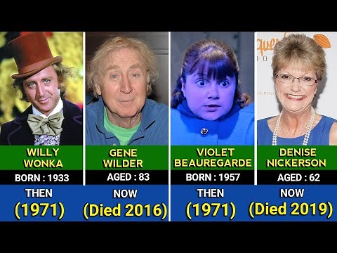 Willy Wonka & The Chocolate Factory 1971 Cast Then And Now