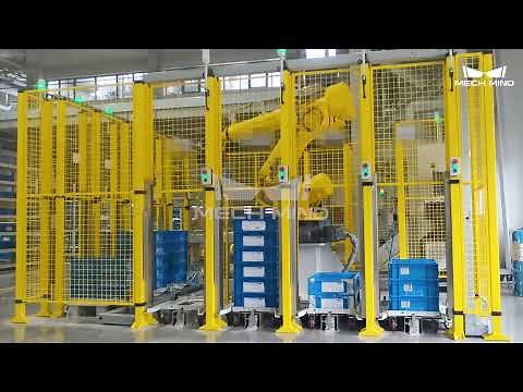通い箱のデパレタイジング丨大型工場
