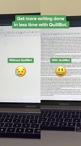 QuillBot on Instagram: "Did you know you can write in 75% less time? QuillBot is a suite of AI-powered writing tools designed to help you write more efficiently and effectively at every stage of the writing process. When you use QuillBot, you'll never feel slowed down by writer's block again. Try it free today!"