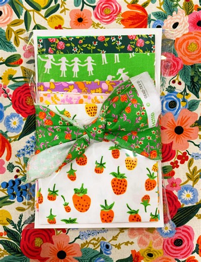 Heather Ross Fabric Pack of 40 5” Squares - Etsy