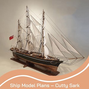 Cutty Sark Wooden Ship Model: Assembly Plans (digital Download) - Etsy Australia