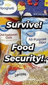 Survival Build Your Emergency Food Supply 7 Foods