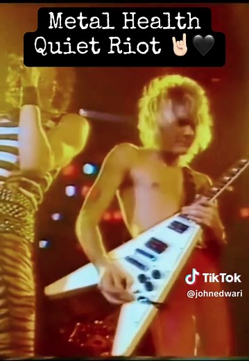 Quiet Riot Metal Health Live 1983 Performance