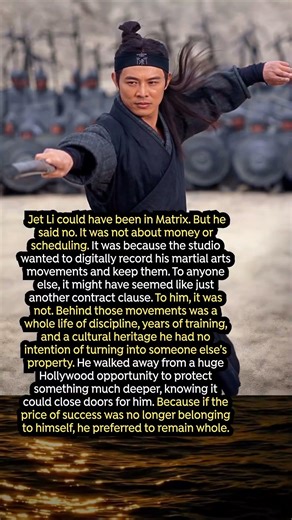 He Turned Down Matrix… Because He Was Not Going to Sell His Body