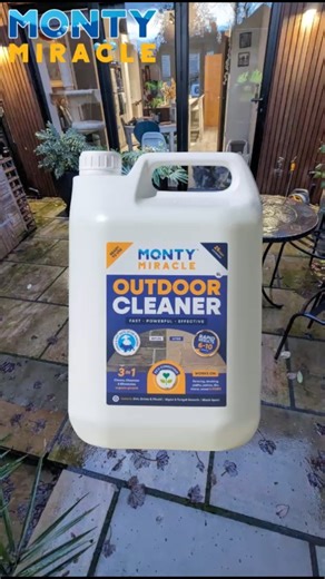“Think your patio’s clean? Wait till you see THIS!” 😱✨ Monty Miracle gets under the surface for a deeper, longer-lasting clean! #MontyMiracle #OutdoorCleaning #PatioGoals #SatisfyingClean | Monty Miracle Ltd