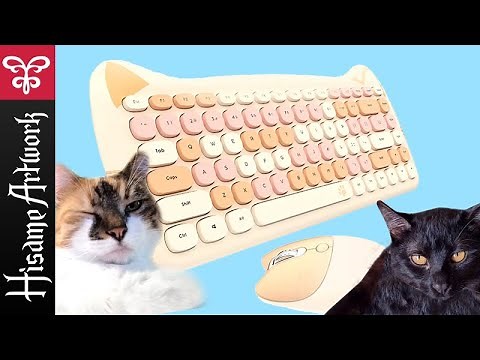 🛒Geezer Cat shape theme Keyboard review || #HisameReview