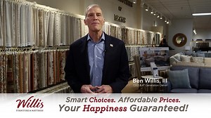 1.2K views · 14 reactions | Smart Choices. Affordable Prices. You're Happiness... Guaranteed! Come See us! | Willis Furniture Company | Facebook