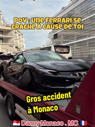 Accident de Ferrari à Monaco : Vidéos inédites