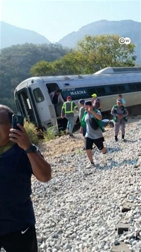 Train overturns and falls into a ditch, 13 dead [Mexico Train Disaster: 13 Dead, 98 Injured in Oa...