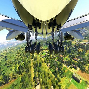 277K views · 1.9K reactions | B-747 Landing Gear View Landing On Mariscal Sucre Quito International Airport | Survival Gaming King | Facebook