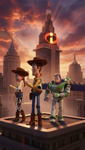 Toy Story x Incredibles Crossover is WILD 🤯 #toystory #incredibles #shorts