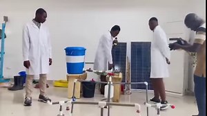 Walewale SHS created a solar-powered mini water pumping system using a barrel,Coca-Cola bottles,& tubes. Dr Bawumia's vision for human capacity dev't via TVET, STEM & Digital Transformation should be supported. #NorthernVoltaRegions4DMB #Bawumia2024 #ItIsPossible | NPP Projects Bureau