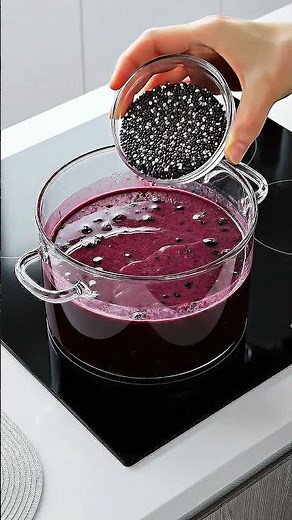Simple Antioxidant Rich Blueberry Jam #shorts