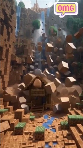 Earthquake Destroys City#Minecraft#MinecraftShorts#MinecraftCinematic#MinecraftDisaster