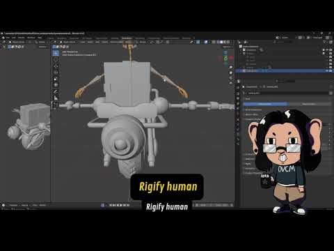 Rigify! Tutorial básico de como utilizar! #indiegamedev #indiedev #gamedev #tutorials #blender3d