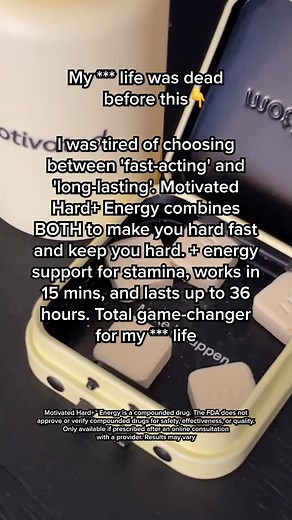  New Motivated Hard+™ Energy  3-in-1 fast-dissolve chew for better...