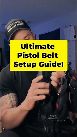 Ultimate Pistol Belt Setup Guide!