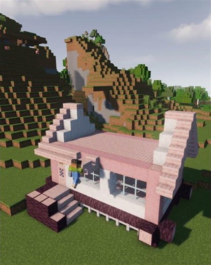 Building a Small Cherry Wood House | Minecraft Survival Timelapse