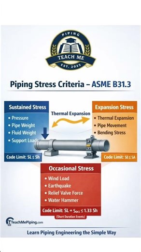 ASME B31.3 Stress Limits Explained | Piping Engineering Basics