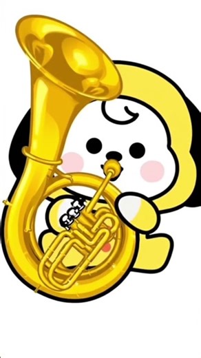 i love bt21 chimmy play sousaphone #dreamscreenai